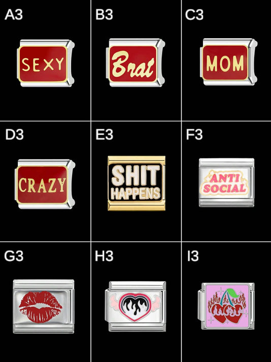 Italian Charm Bracelets! Create Your Own- Choose Your Charm