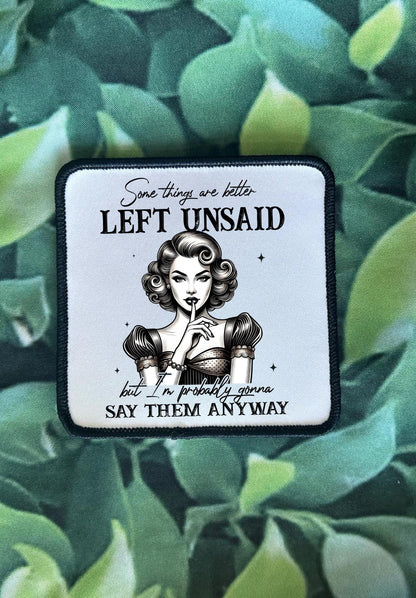 Sassy Patches- Trucker Hats- Custom Patches- Retro- Sassy- Trucker Hat Patches- Jean Jacket Patches- Iron On- Sublimation