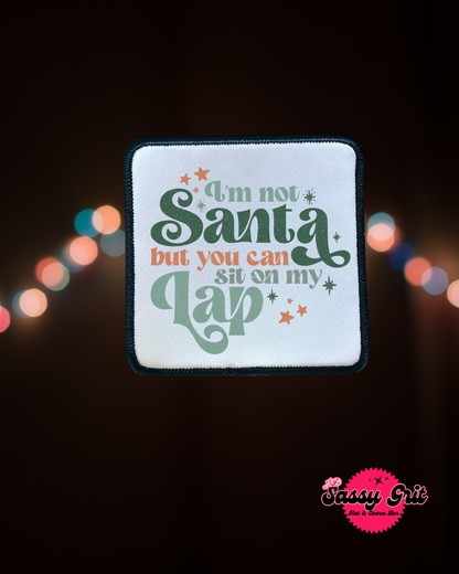 Christmas Patches- Sassy Patches- Holiday- Santa- Retro- Sublimation- Iron On