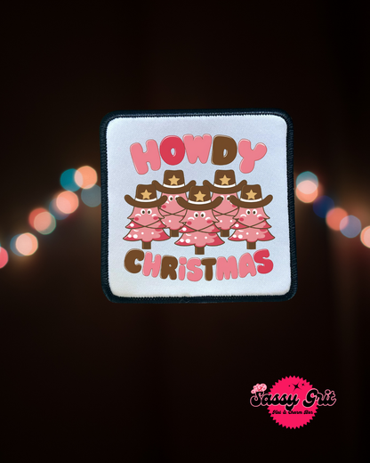 Christmas Patches- Sassy Patches- Holiday- Santa- Retro- Sublimation- Iron On