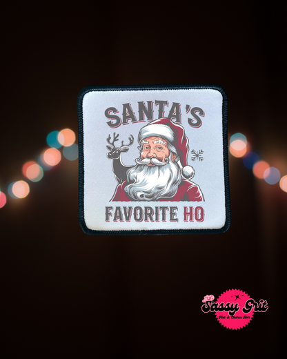 Christmas Patches- Sassy Patches- Holiday- Santa- Retro- Sublimation- Iron On
