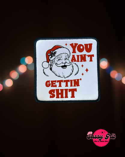 Christmas Patches- Sassy Patches- Holiday- Santa- Retro- Sublimation- Iron On