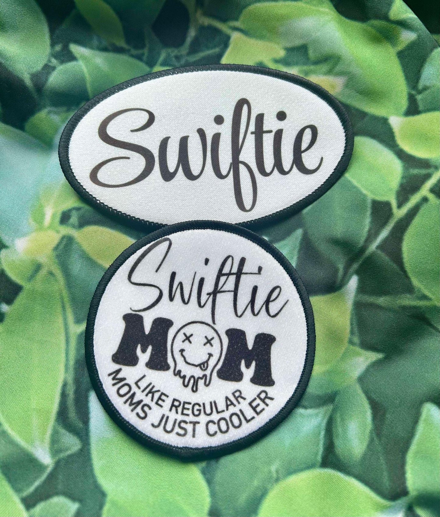 Swiftie Patches- Taylor Swift Patches- Sublimation Patch- Swiftie Mom- Santa is a Swiftie- Trendy Patches- Iron On