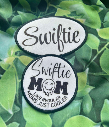 Swiftie Patches- Taylor Swift Patches- Sublimation Patch- Swiftie Mom- Santa is a Swiftie- Trendy Patches- Iron On