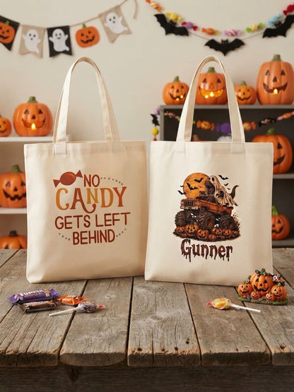 Halloween Treat Bags!! Custom Tote Bags for Kiddos