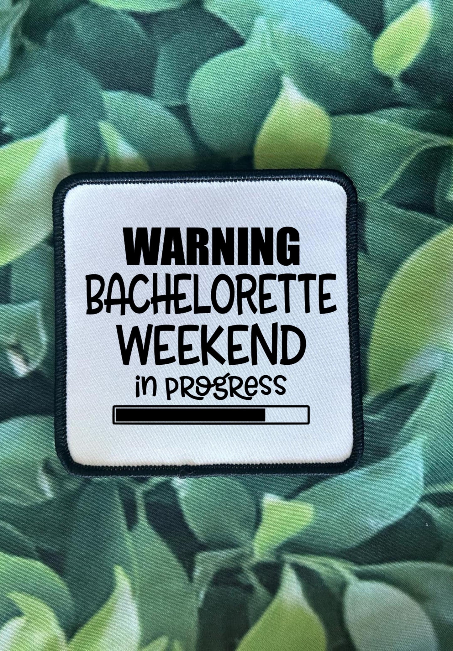 Bachelorette Party Weekend Patches- Trucker Hats- Custom Patches- Sublimation- Iron On- Wedding Party- I'm Getting Married