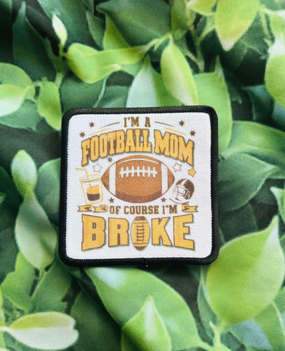 Football Patches- Football Mama- Game Day- Touchdown- Touchdown Season- Football Season- Hat Patches- Sublimation- Hat Patches- Trucker Hats