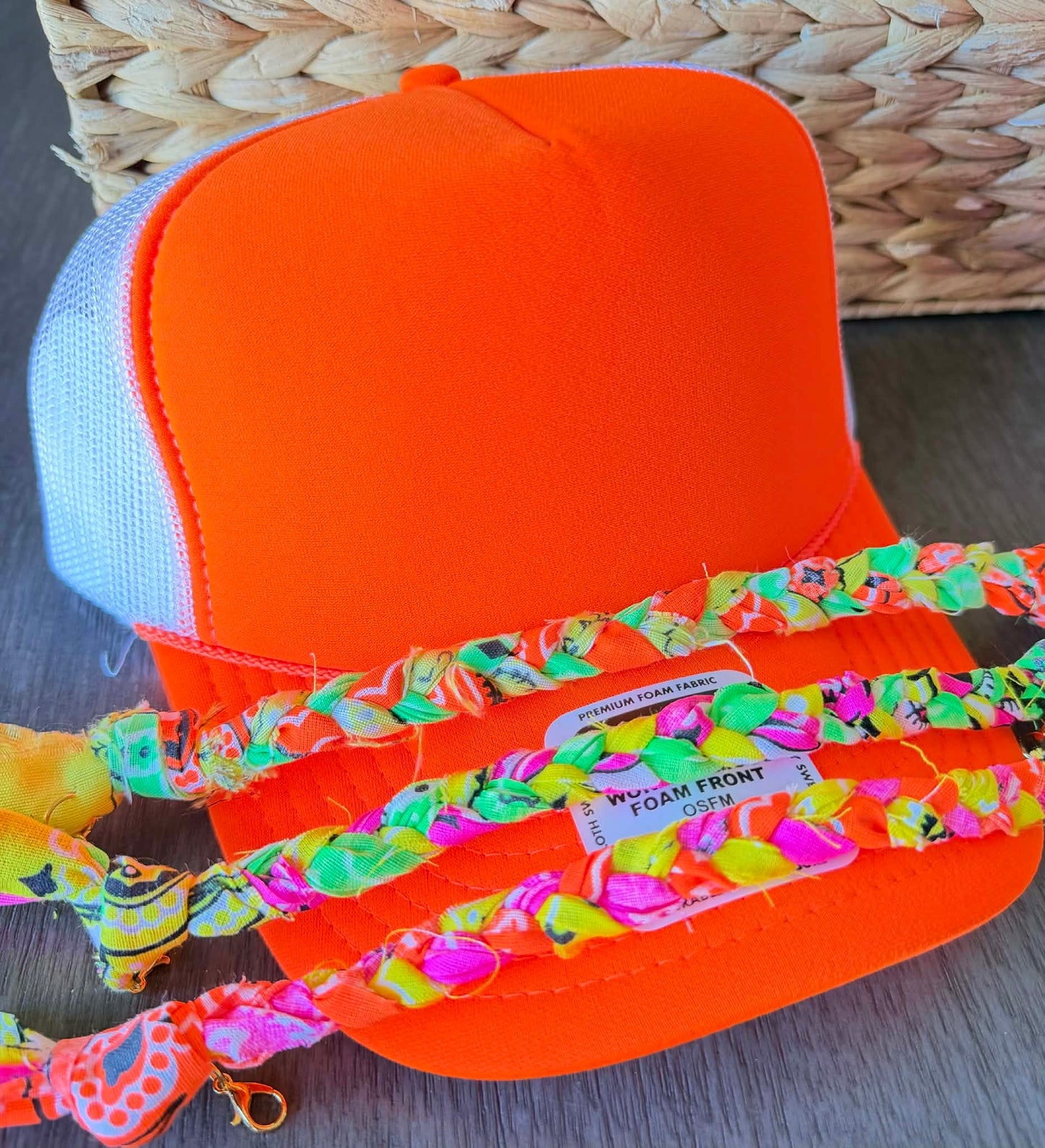 Bandana Trucker Hat Chains - All Colors & Designs- Neon- Camo