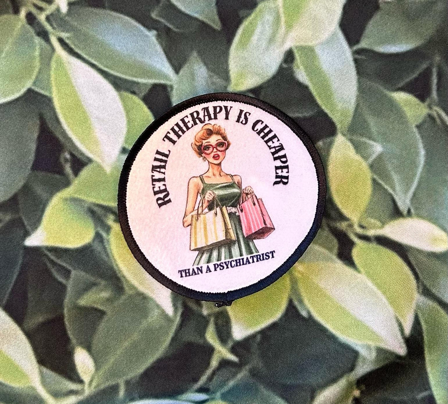 Sassy Patches! Sublimation- Funny Patches- Hat Patches- Retail Therapy Is Cheaper- I'm Not Old I'm Vintage- I Don't Need a Therapist