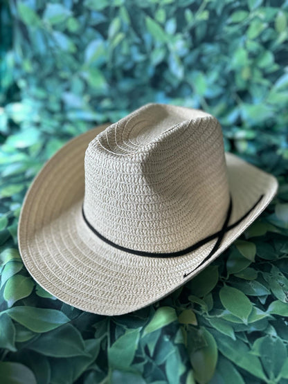 Straw Cowgirl Hat- Create Your Own!- Boho Cowgirl Hat- Cowboy Hat- Straw Hat- Straw Sun Hat- Summer Hat- Trendy Hats