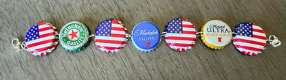 Red, White & Blue Hat Chain Collection- 4th of July- Trucker Hat Chains