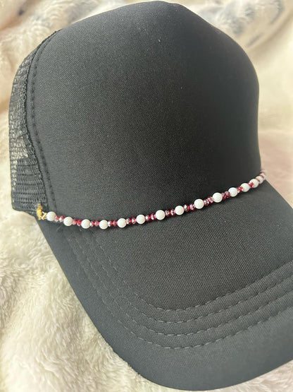 Hat Chains- Crystals- Hat Chains- Trucker Hat- Trucker Hat Chains- Custom Hats