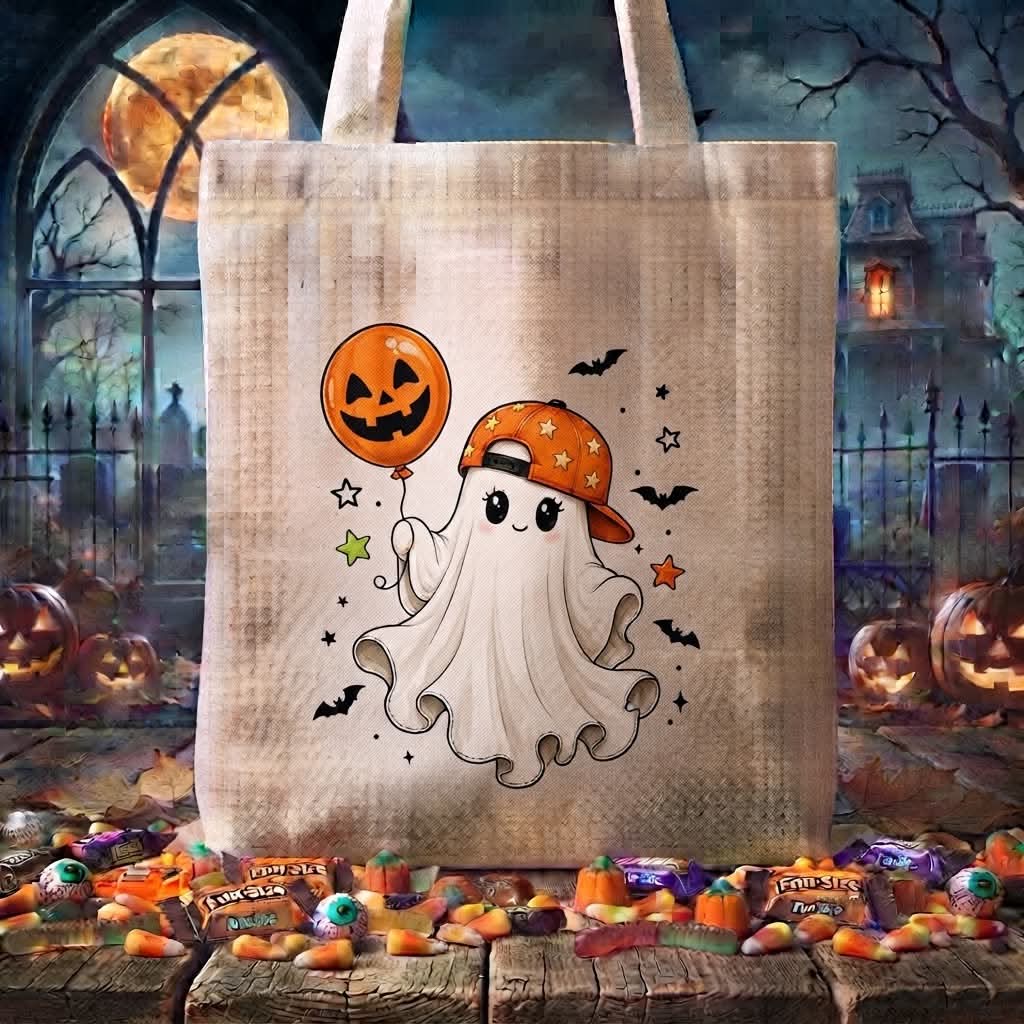 Halloween Treat Bags!! Custom Tote Bags for Kiddos