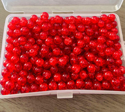 Trendy Trucker Hat Chains, trucker hat accessories, Hat Chains, Red Beads