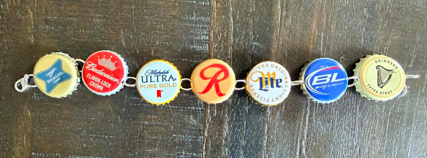 Rainier Beer Hat Chain Collection! Trucker Hat Chain- Beer Caps- Custom Made