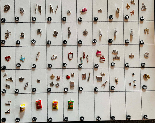 Charms! 100's of Original Charms- Charm Jewelry- Purse Chains- Keychains