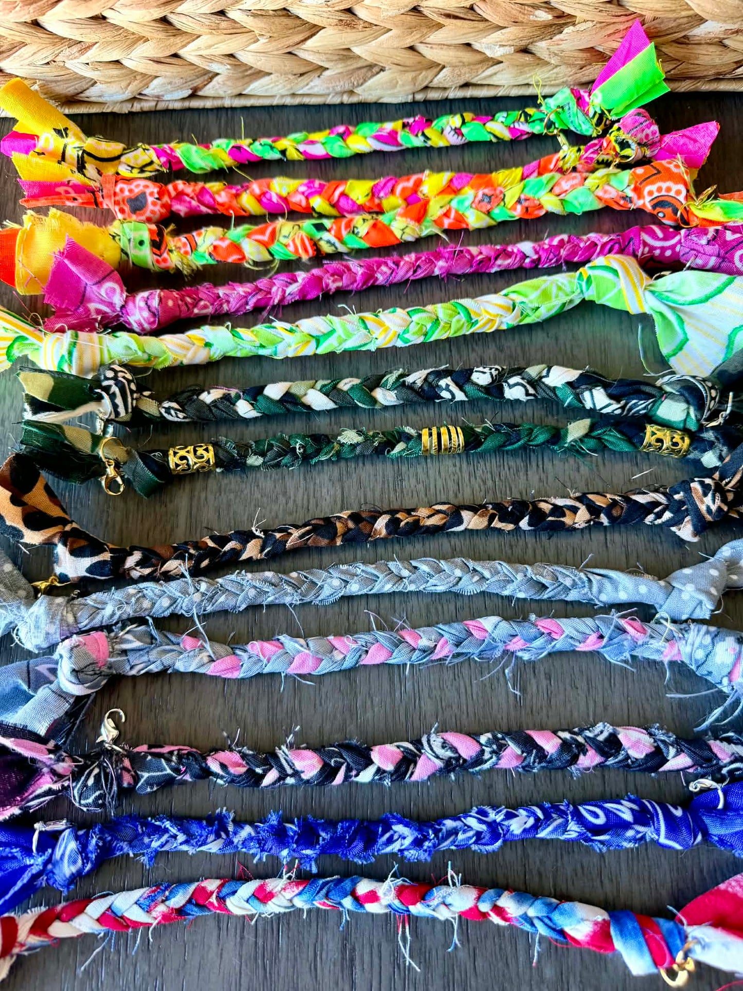Bandana Trucker Hat Chains - All Colors & Designs- Neon- Camo