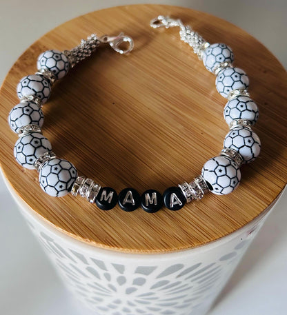 Softball Mama Hat Chain- Baseball Hat Chain- Soccer Mom Hat Chain- Trucker Hats- Custom Hats- Custom Hat Chains- Football Mama-Mama Bling