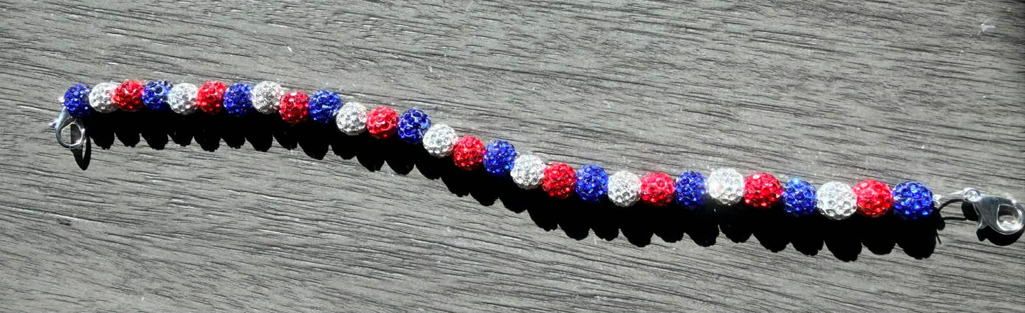 Red, White & Blue Hat Chain Collection- 4th of July- Trucker Hat Chains