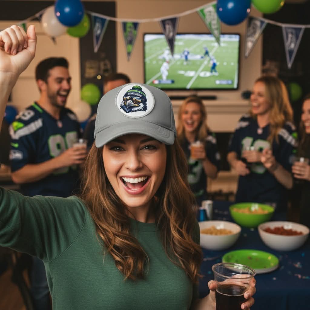 SEAHAWKS! Team Spirit! Football Patches. Seahawks Patch