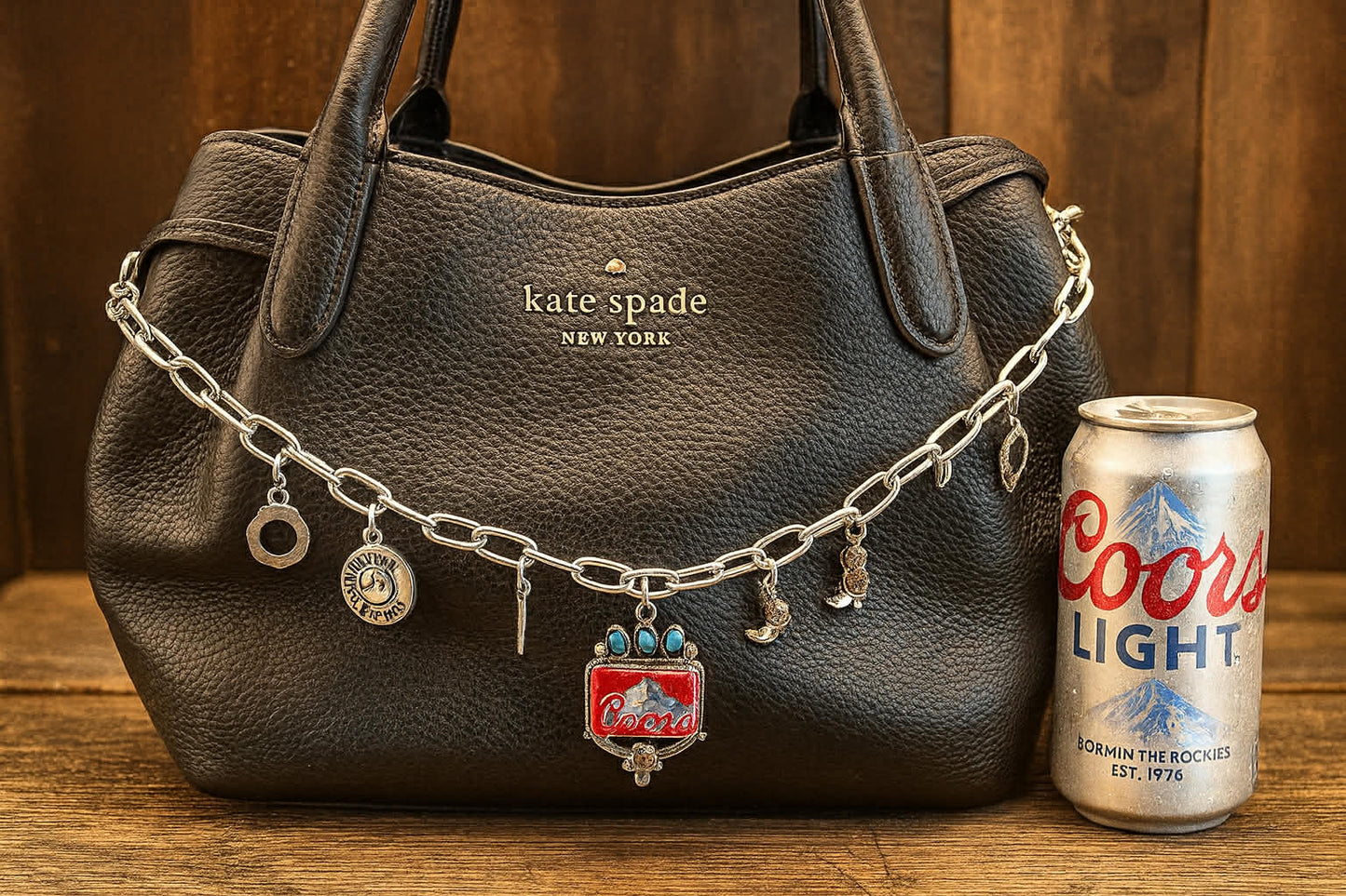 Charm Bag Chain- Charm Purse Chain- Purse Keychain- Backpack Chain- Custom Christmas Gift