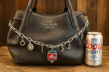 Charm Bag Chain- Charm Purse Chain- Purse Keychain- Backpack Chain- Custom Christmas Gift