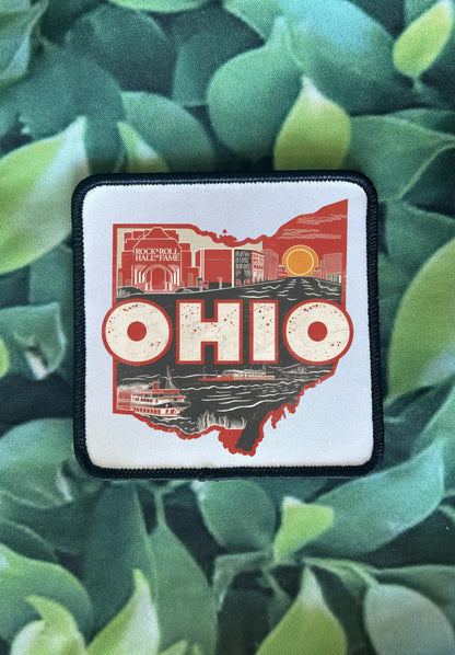 State Patches- Florida- Maine- Ohio- Texas- Georgia- California- Arizona- Rhode Island- Colorful Patches- Sublimation- Iron On