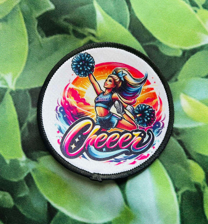 Cheer Leading Patches- Cheer Patches- Custom Patches- Sublimation- Cheer Mama- Cheerleading