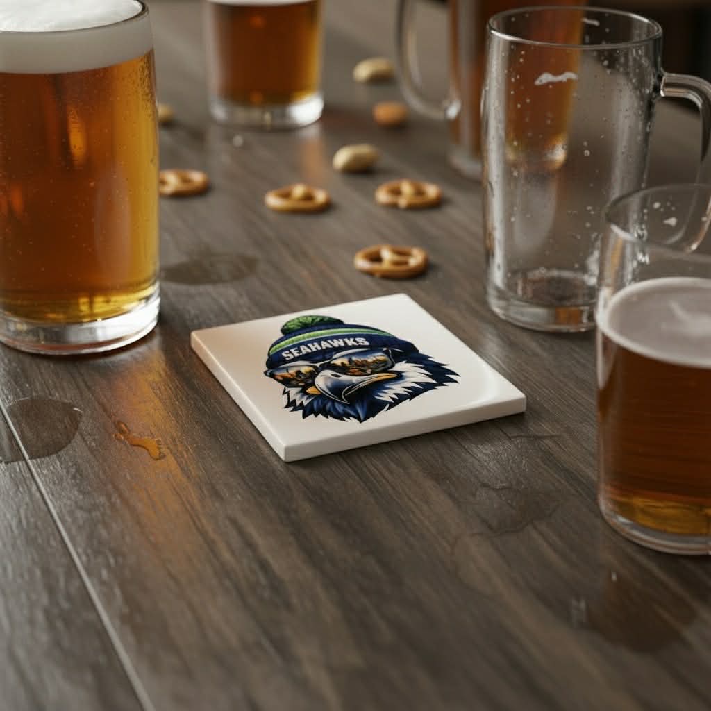 SEAHAWKS! Grab This Custom Designed Coaster! Great Gift for Any 12!