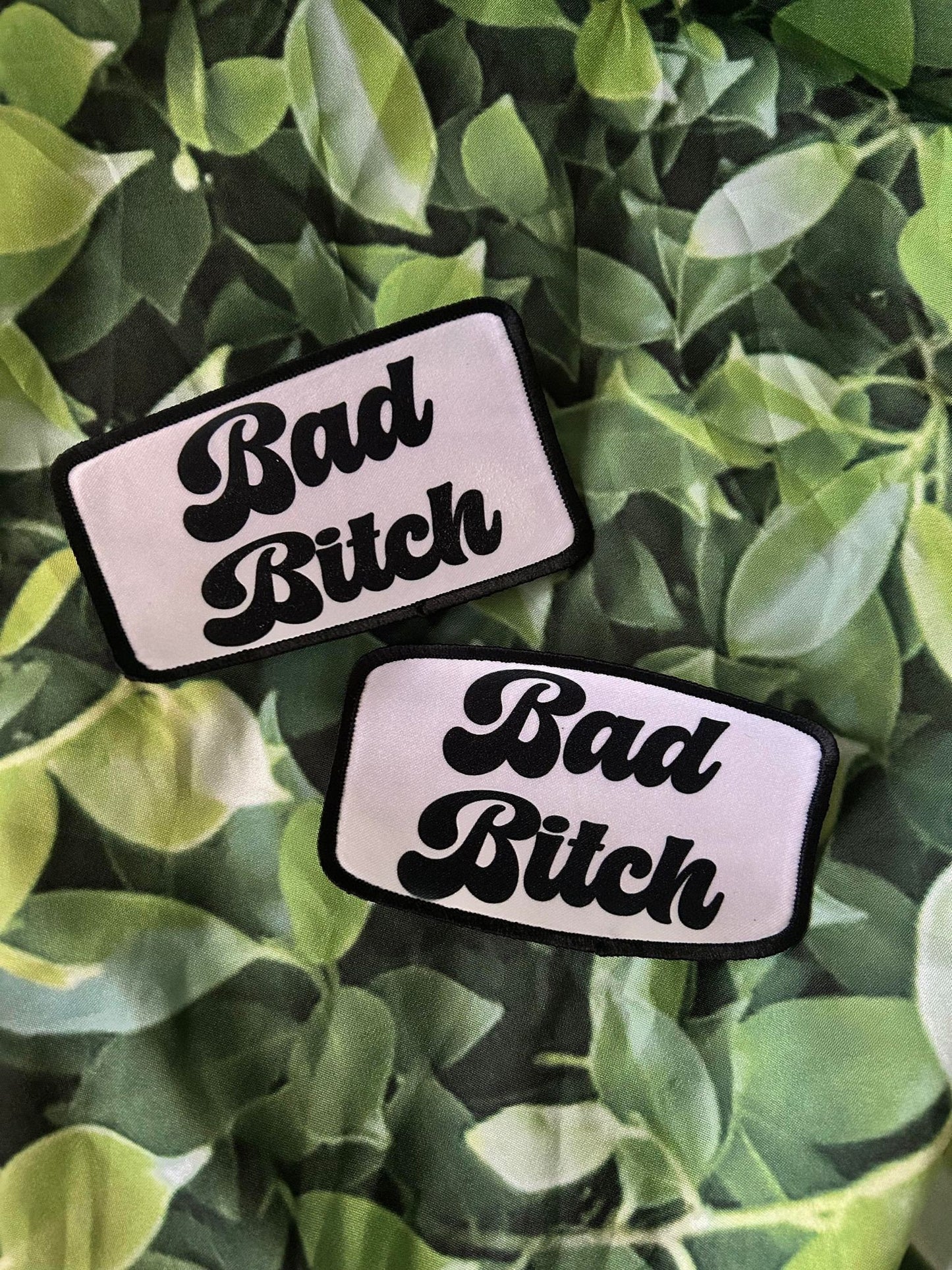 Bad Bitch -Sublimation Patch- Trucker Hat Patch- Patches- Custom Patches- Iron On
