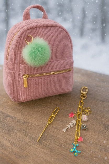 Charm Bag Chain- Charm Purse Chain- Purse Keychain- Backpack Chain- Custom Christmas Gift