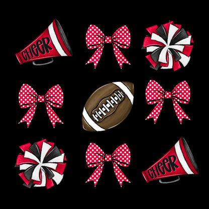 Best Dance Mom Ever- Senior 2025 Cheer- Football Cheer Patches- Colorful Cheer Patches- Custom Patches- Iron On
