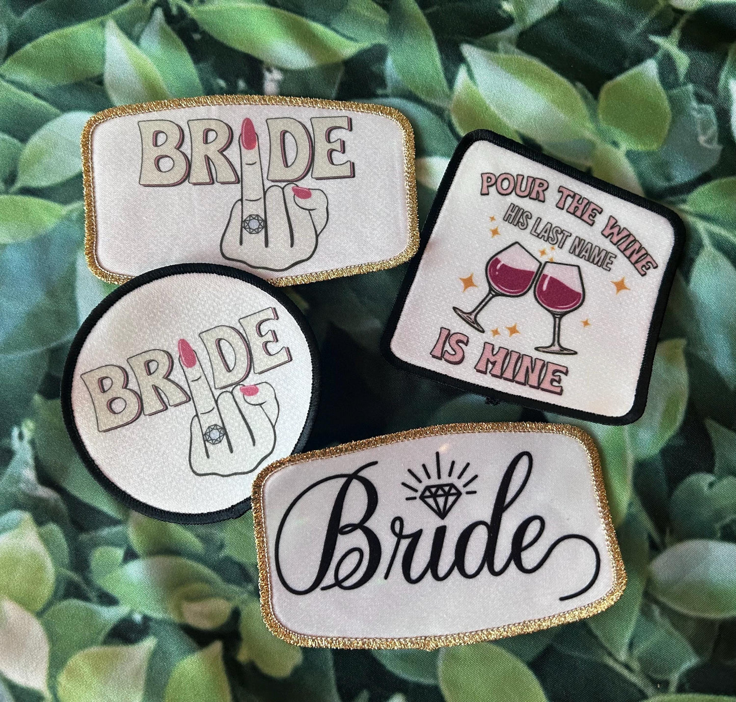 Bride Patches- Sassy Bride- Ring Finger- Wedding Patches
