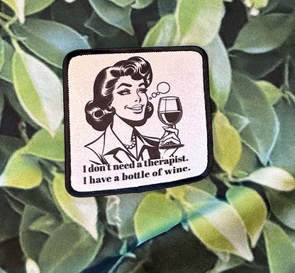 Sassy Patches! Sublimation- Funny Patches- Hat Patches- Retail Therapy Is Cheaper- I'm Not Old I'm Vintage- I Don't Need a Therapist