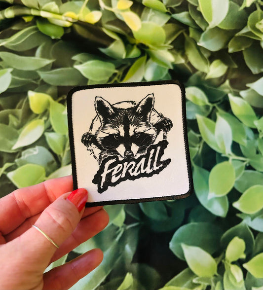 Ferall - Sublimation Patches- Trucker Hat Patch- Hat Patch- Custom Patches- Funny Patches
