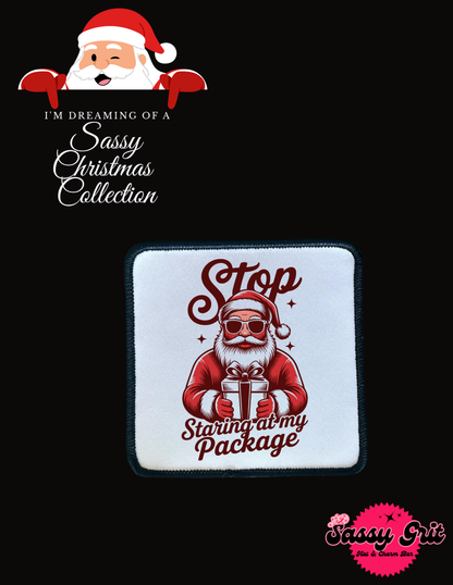 Christmas Patches: Sassy & Fun, 2.5in Square, Iron-On