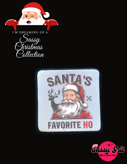 Christmas Patches: Sassy & Fun, 2.5in Square, Iron-On