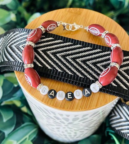 Personalized Sports Hat Chain: Baseball, Softball, Football, Soccer, Basketball