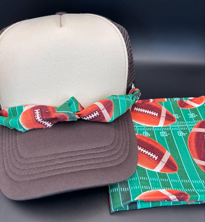 One Knot Bandana Trucker Hat Chain: Handmade Hat Accessory