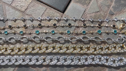 The Sparkle Collection! Hat Chains- Trucker Hats- Gold/Silver- Gems