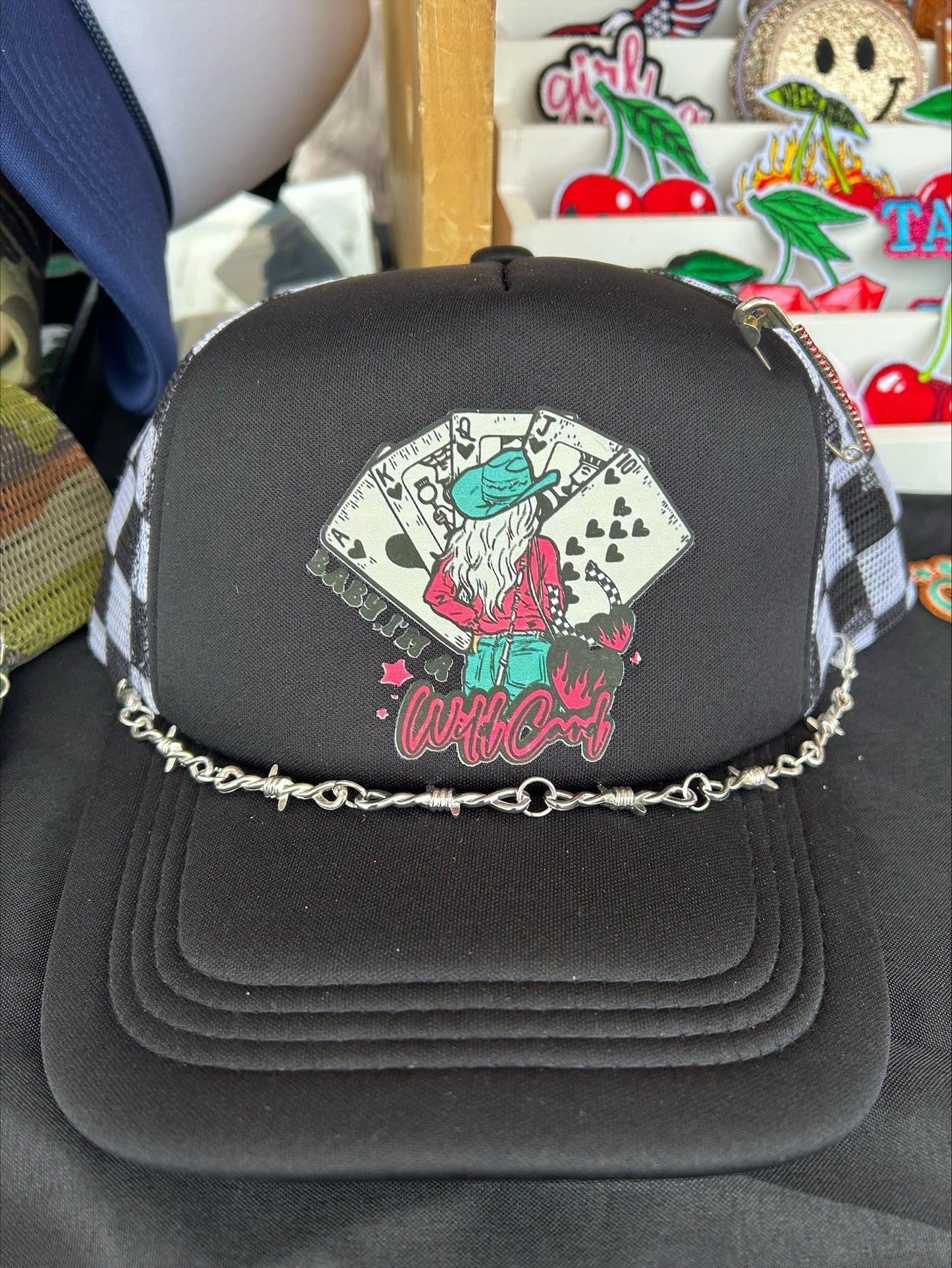 Baby I'm a Wild Card- Country- Trucker Hats- Custom Hats