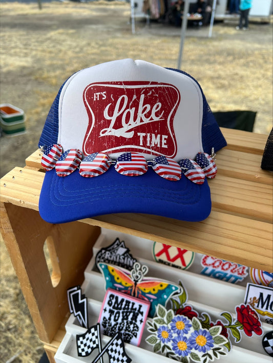 It's Lake Time- Custom Trucker Hat