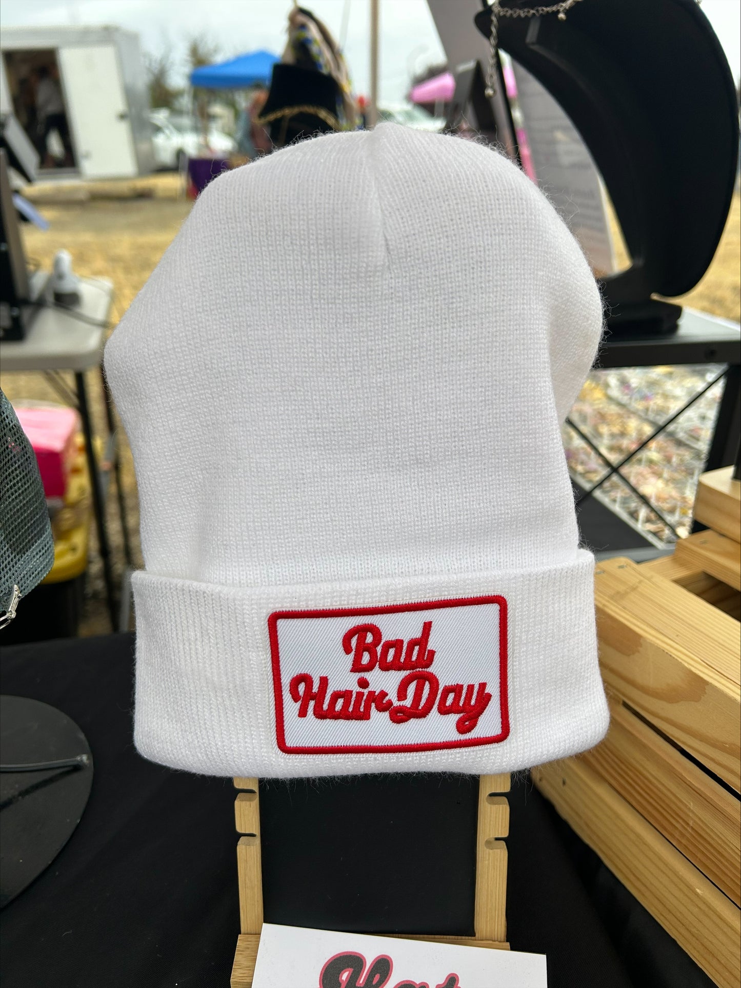Bad Hair Day Beanie- Custom Hats- Trendy Hat